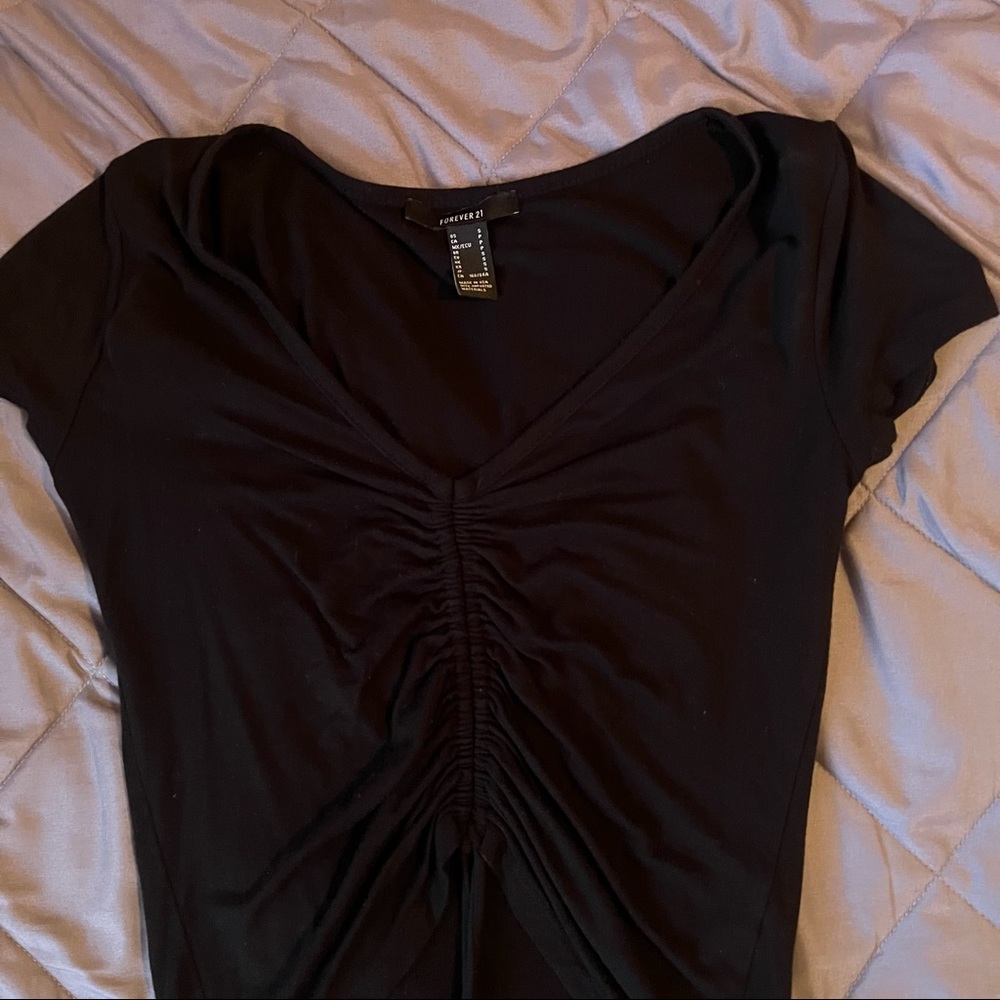 Black tie top